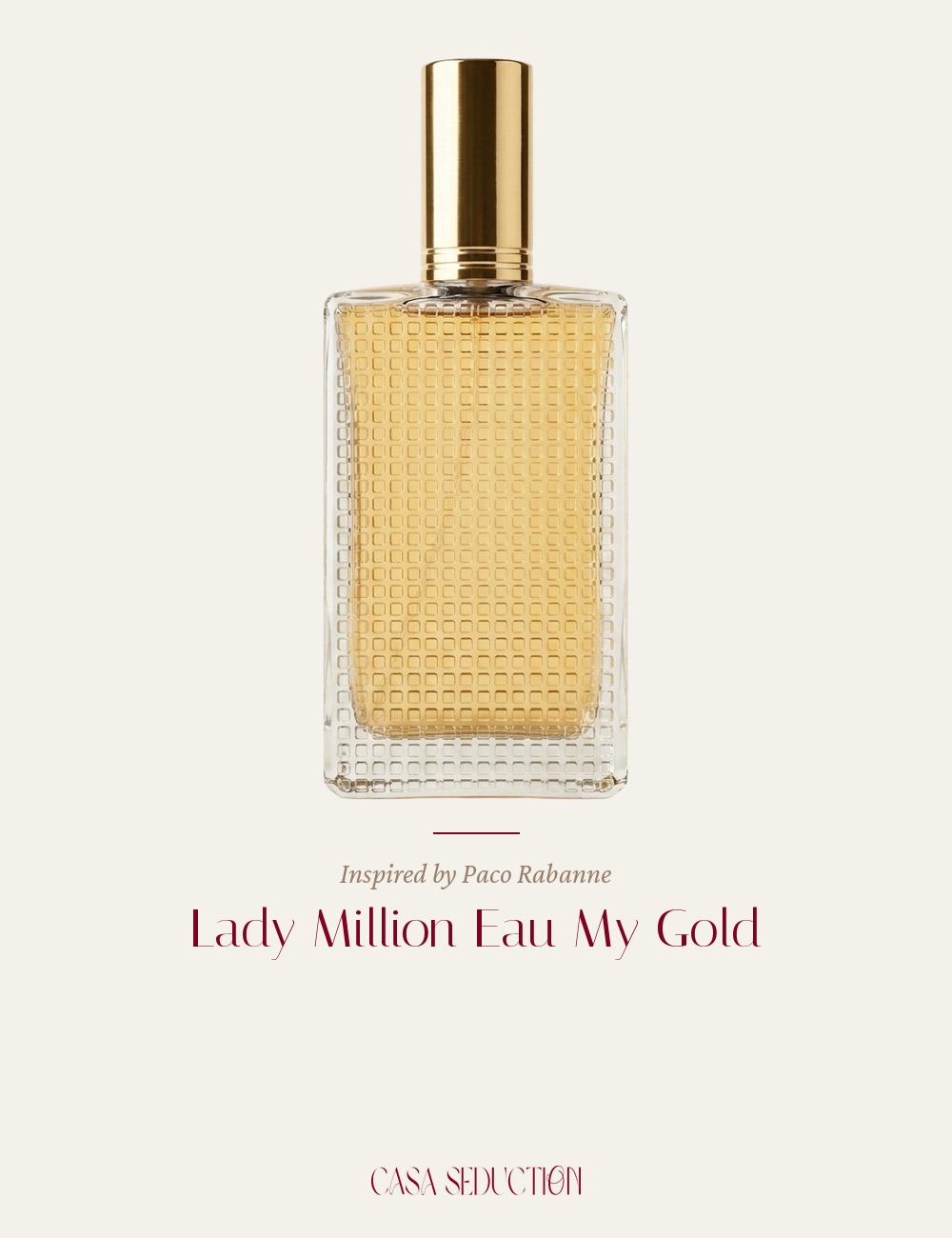 Lady Million Eau My Gold: Inspired by Paco Rabanne (Generic Perfume Oil)